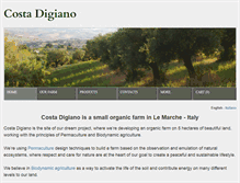 Tablet Screenshot of costadigiano.com